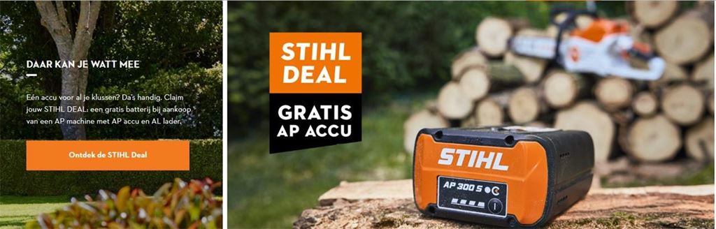 STIHL BOOMZAGEN ACTIES 